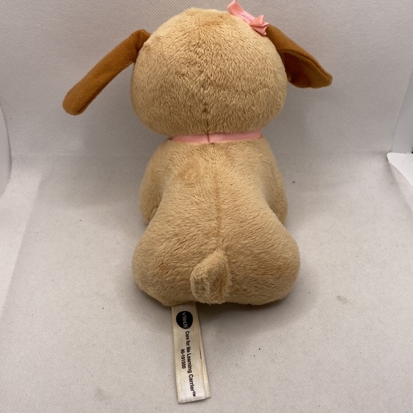 Vtech Plush Dog Care For Me Learning Carrier Replacement Part Brown Pink Bow - Picture 4 of 9